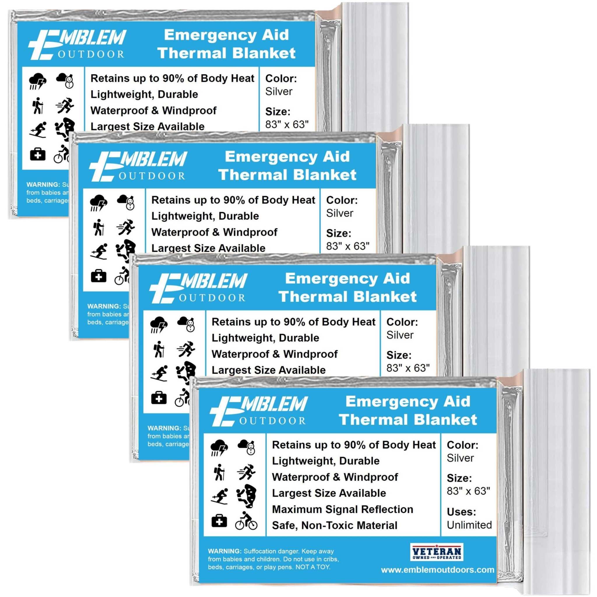 Thermal Emergency BlanketThermal Emergency Blanket for SurvivalStay warm and protected with our high-quality emergency blankets, designed for any situation where warmth is paramount. Often referred to as thermal blankets, these Emergency Gear